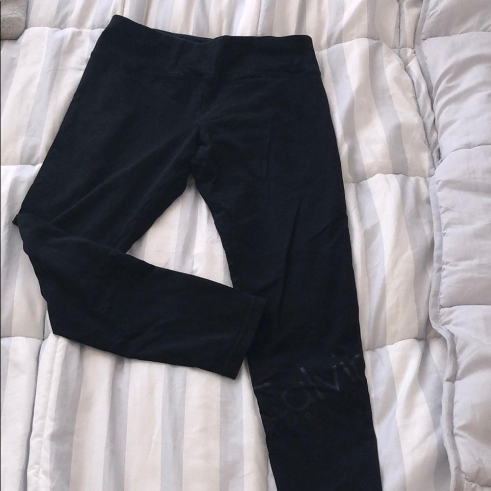 Calvin Klein black performance leggings
